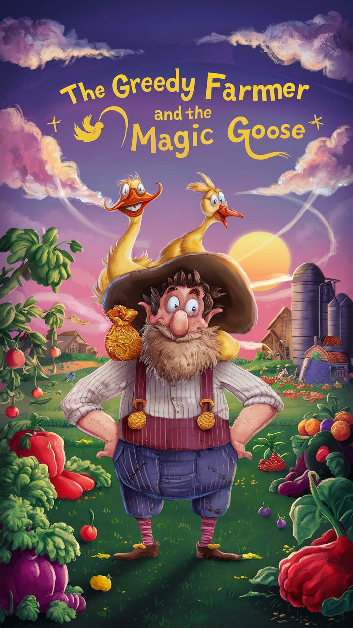 Audiobook The Greedy Farmer and the Magic Goose – for kids – 7-9 Years